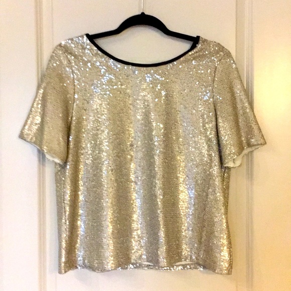 By Together Tops - By Together Brand lined sequin top